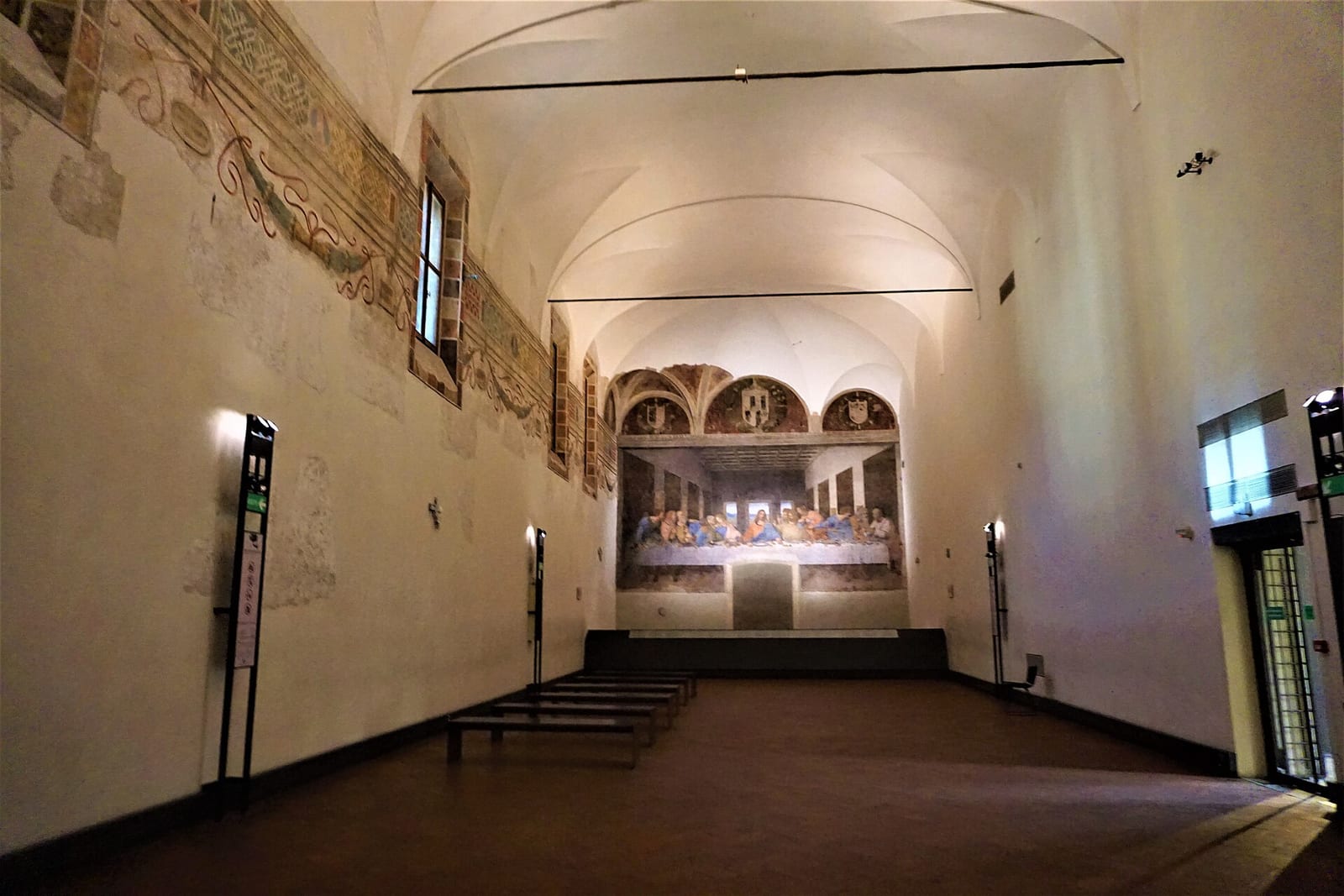 Détail de La Cène de Léonard de Vinci à Milan
