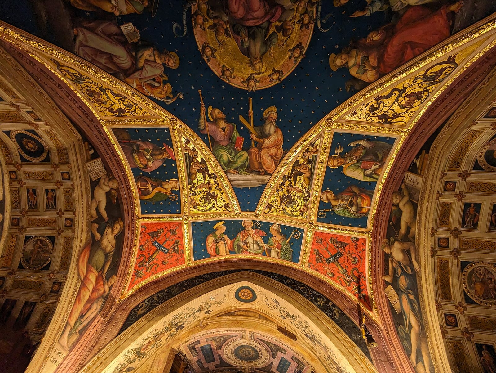Intérieur de Le Collegio del Cambio à Pérouse
