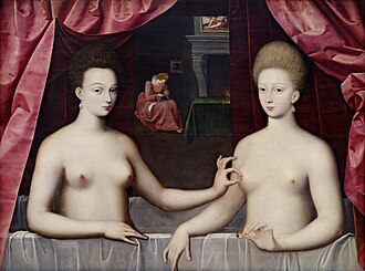 Gabrielle d'Estrées et une de ses sœurs