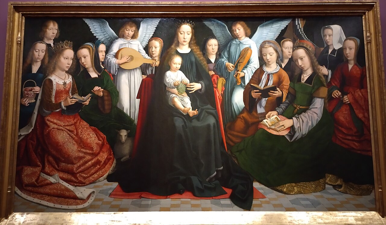 La Vierge entre les Vierges