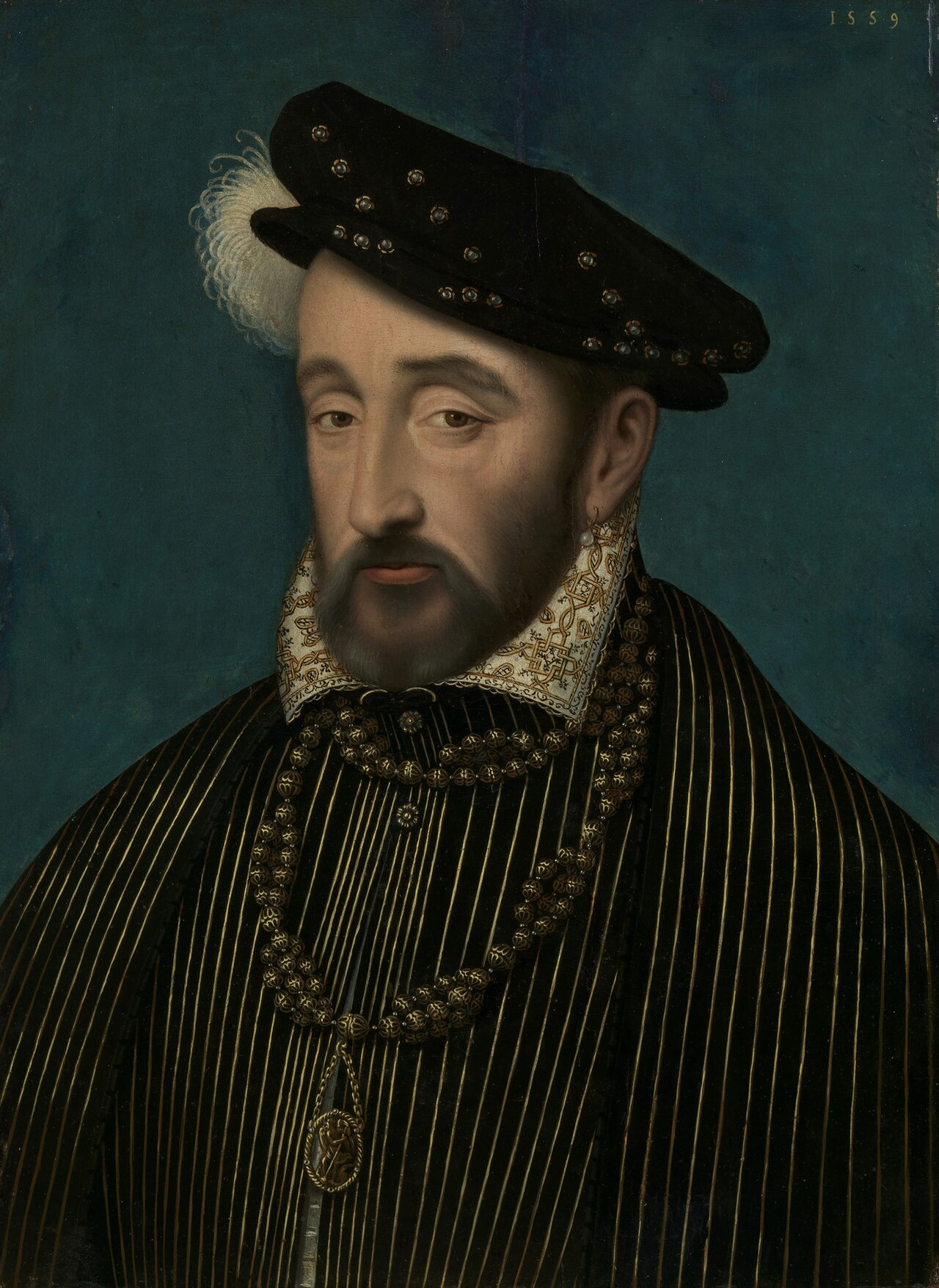Portrait d'Henri II, roi de France, François Clouet