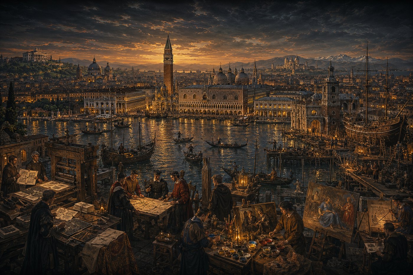 La Renaissance en Vénétie — carte des sites