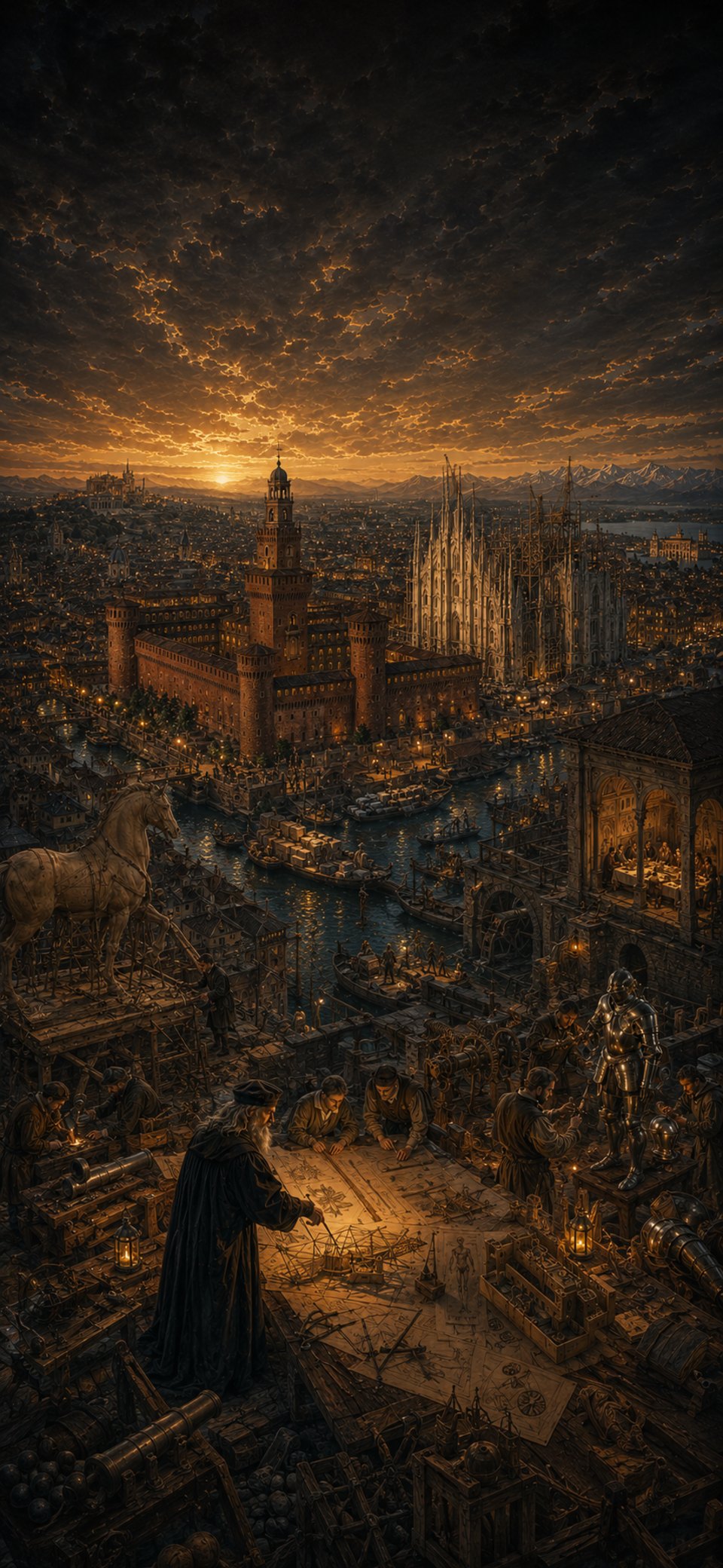 Carte des sites Renaissance en Lombardie