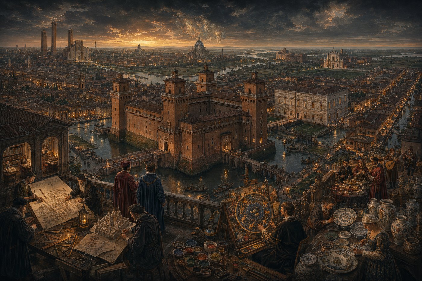 La Renaissance en Émilie-Romagne — carte des sites
