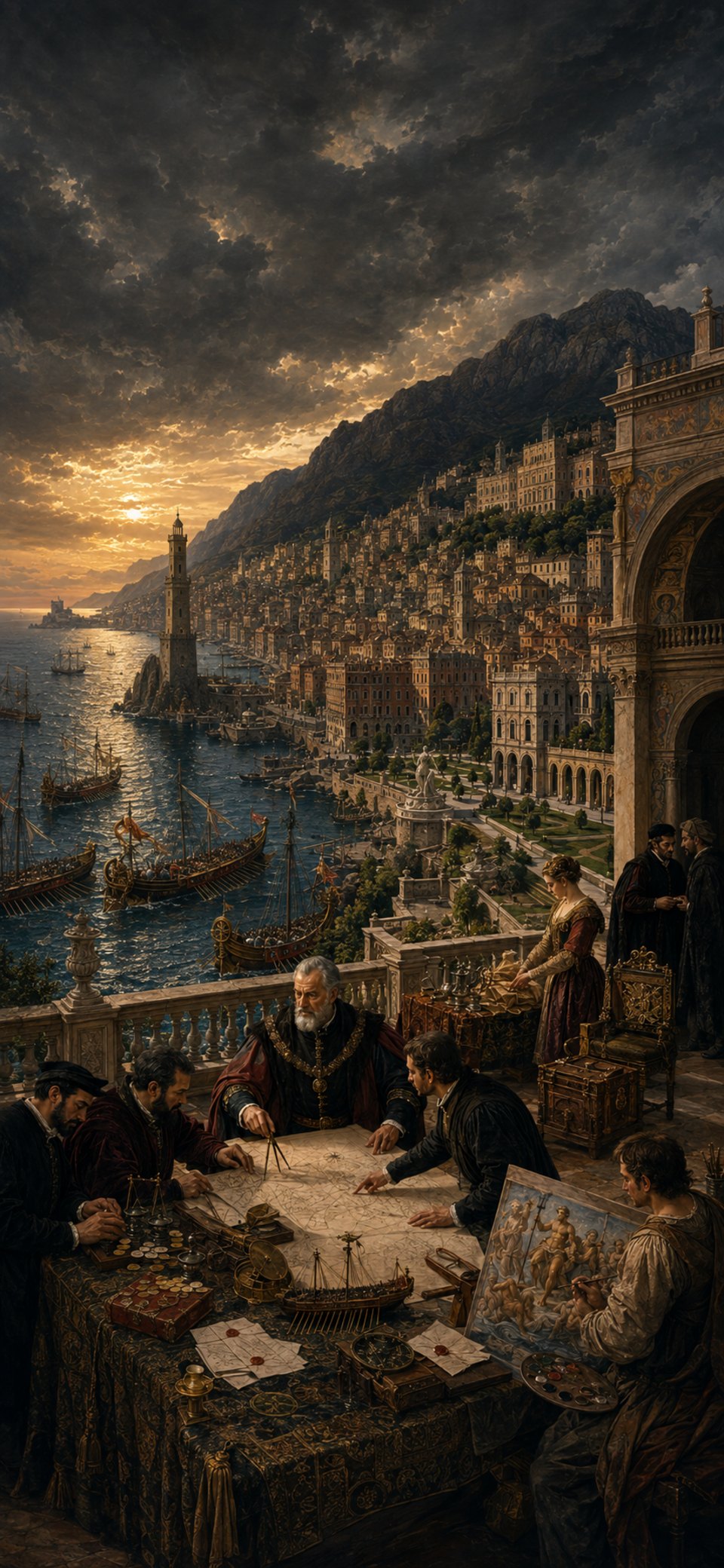 Carte des sites Renaissance en Ligurie