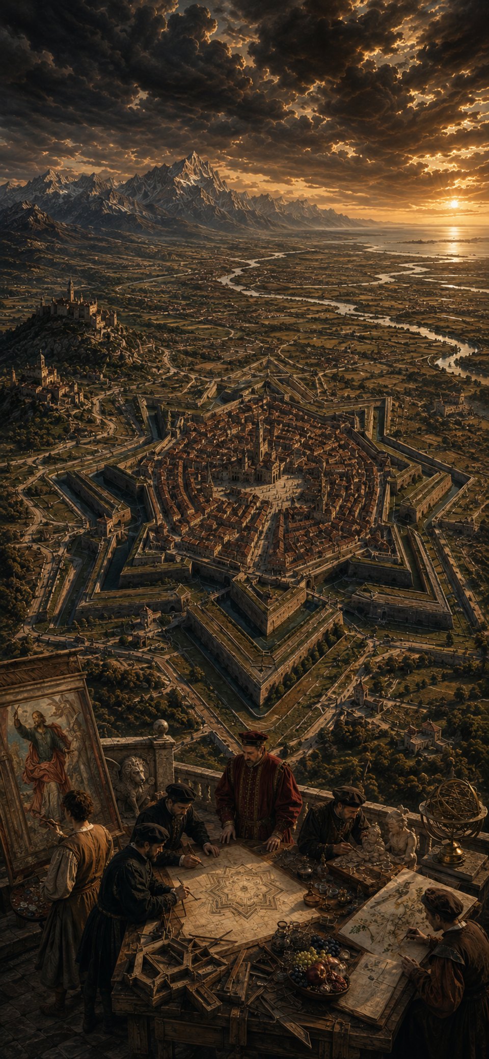 Carte des sites Renaissance en Frioul-Vénétie Julienne