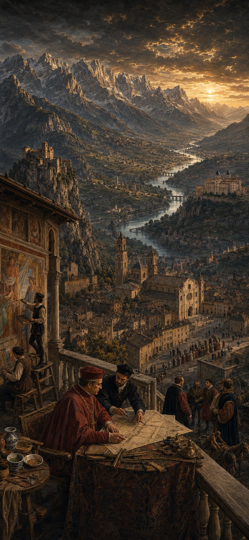 Carte des sites Renaissance en Trentin-Haut-Adige